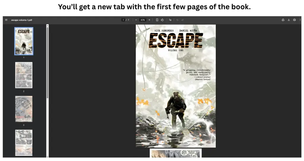 ComicHub Preview Pages Sample