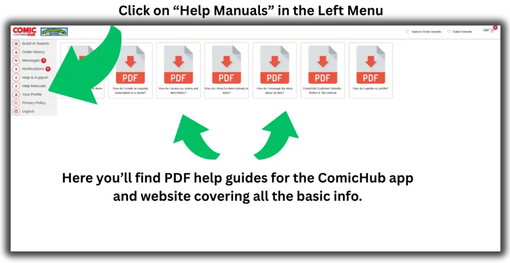 ComicHub Help Tutorials