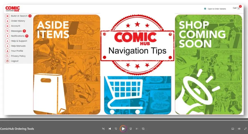 ComicHub Tutorials Link